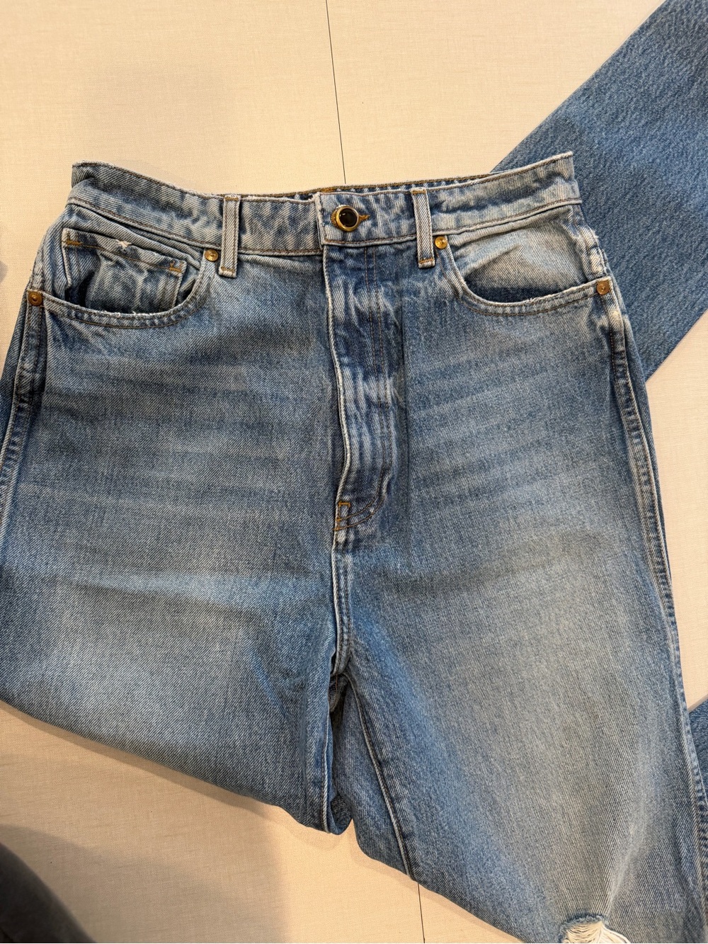 Danielle High Waist Straight Leg Jeans - Picture 3 of 7